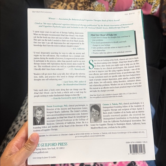 Mind Over Mood Book - Change How You Feel by Changing the Way You Think - Picture 2 of 2